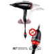 Фен профессиональный Valera Swiss Silent Jet 7500 Light Ionic Rotocord, черный, супер-тихий, мощный,