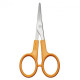 Портнівські ножиці Fiskars Classic для вишивання, 10 см, заокруглені, оранжеві (1005144)
