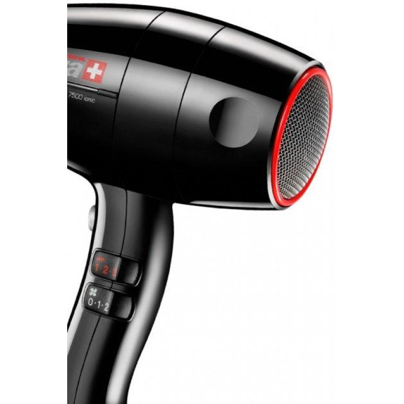 Фен профессиональный Valera Swiss Silent Jet 7500 Light Ionic Rotocord, черный, супер-тихий, мощный,
