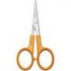 Портнівські ножиці Fiskars Classic для вишивання, 10 см, прямі, оранжеві (1005143)