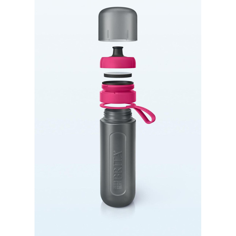Фильтр-бутылка Brita Active 600 мл, розовая