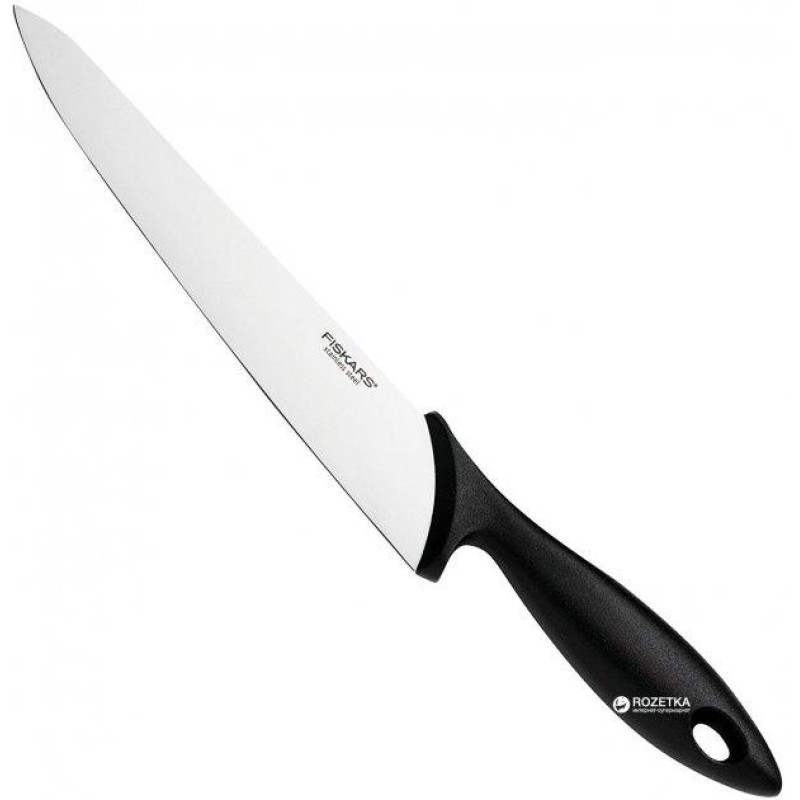 Кухонний ніж Fiskars Essential універсальний 21 см, рукоять чорна поліпропілен (1023776)