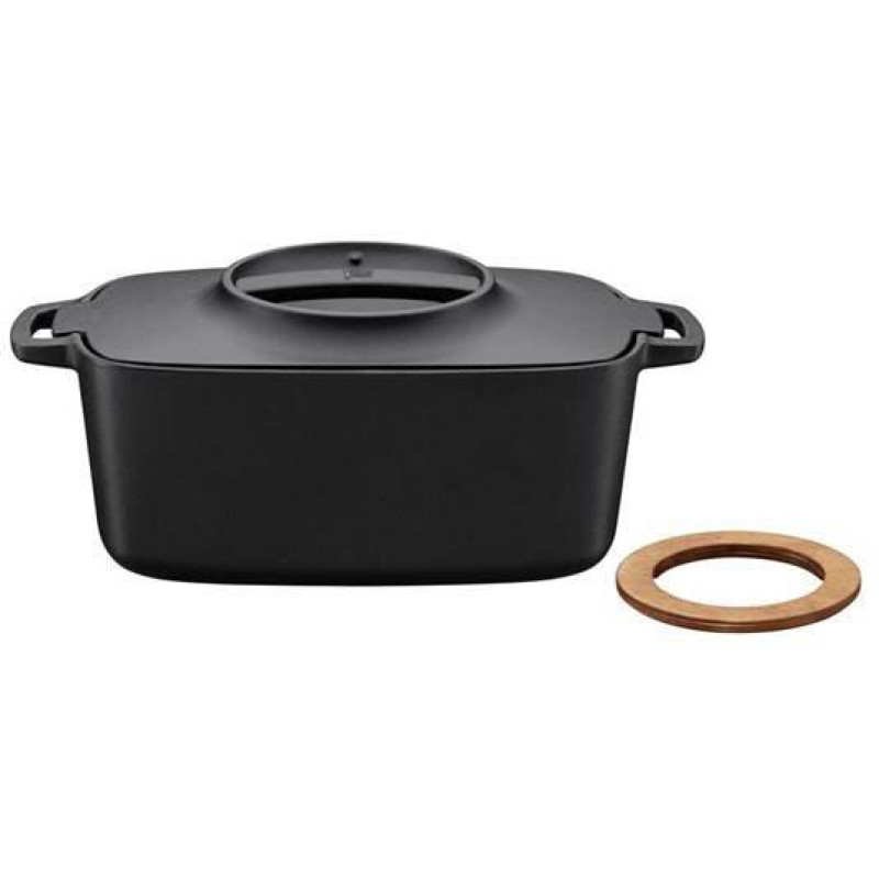 Каструля чавунна Fiskars Norden овальна, 5 л (1026567)