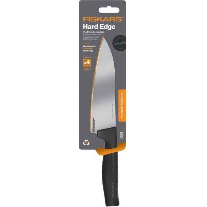 Професійний ніж Fiskars Hard Edge кухарський 17 см (1051748)