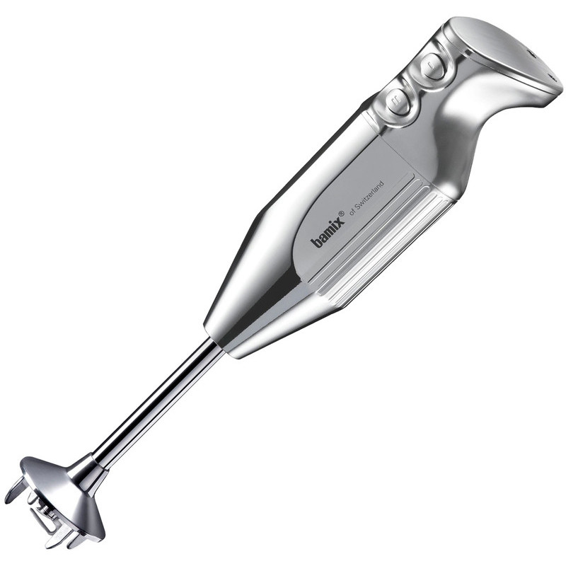Занурювальний блендер Bamix Luxuryline, 10 насадок та комплектуючих, Chrome, М200 (100.959)