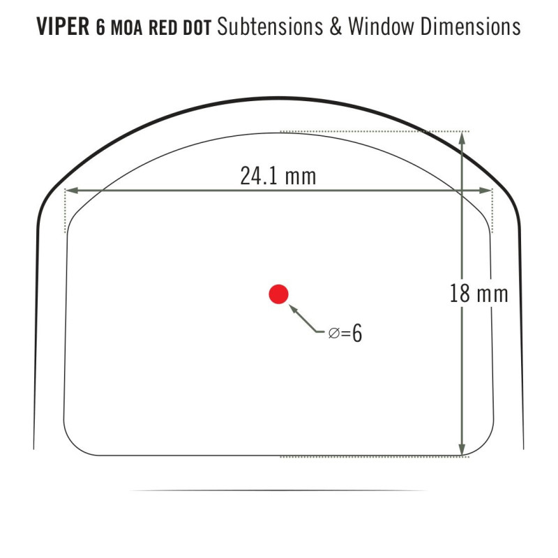 Прицел коллиматорный Vortex Viper Red Dot 6 MOA (VRD-6)