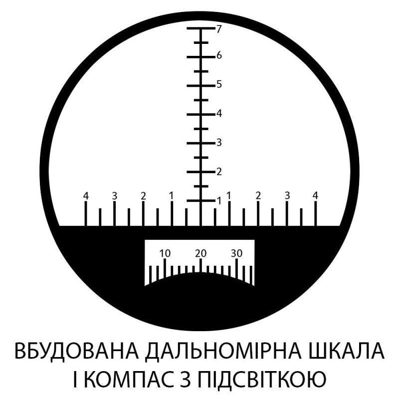 Бінокль SIGETA General 10x50 Camo floating/compass/reticle морський