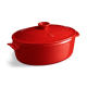 Каструля з кришкою овальна Emile Henry Cookware 6 л червона (344560)