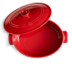 Каструля з кришкою овальна Emile Henry Cookware 6 л червона (344560)
