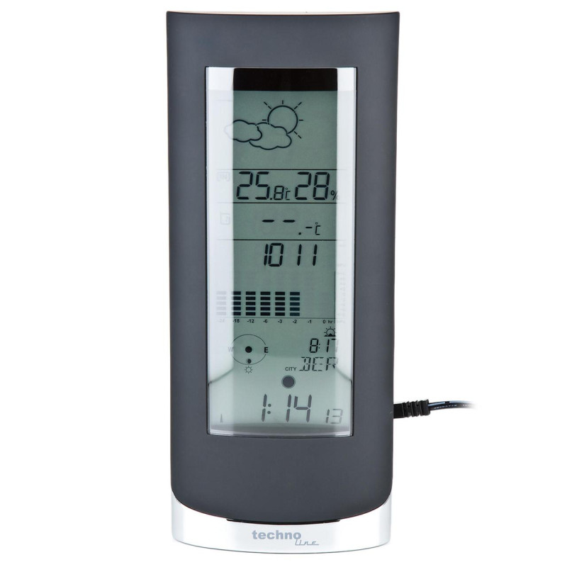 Метеостанция Technoline WS6501 Black Metall (WS6501)