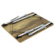 Стол Bo-Camp Feather 60x45 cm Brown (1404458)