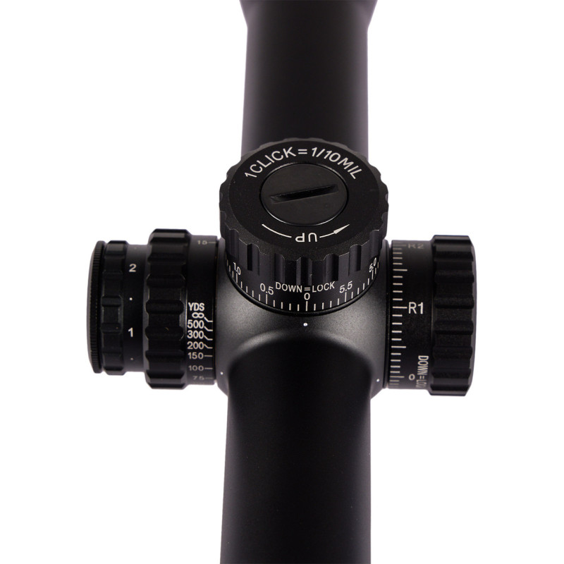 Оптичний приціл XD Precision Black-LR F1 4-24x50 сітка MPX1