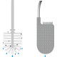 Йоршики для туалету Joseph Joseph Flex Lite 2 шт 7052