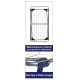 Сушилка для белья напольная Casa Si Merkur Pure 18m Silver (CS92235S04C)