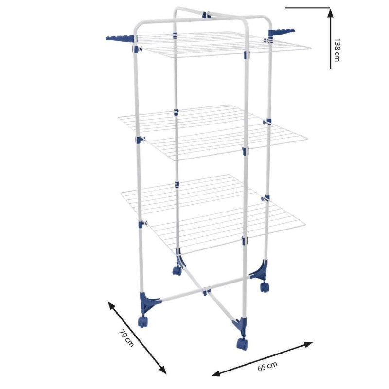Сушилка для белья напольная Casa Si Athletic 3 White (CS92185H04)