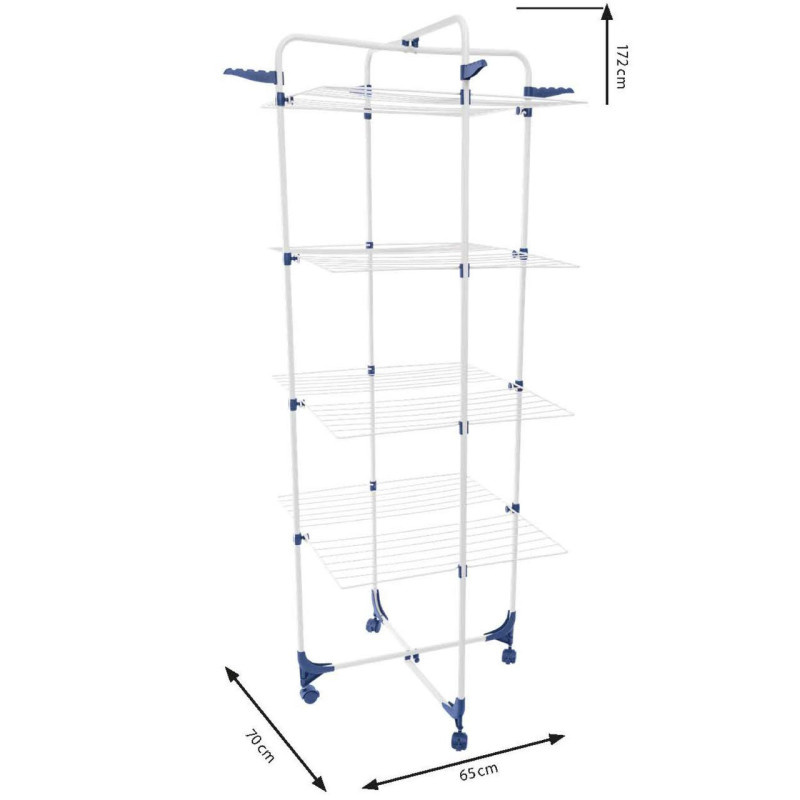 Сушилка для белья напольная Casa Si Athletic 4 White (CS92186H04)