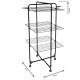Сушарка для білизни підлогова Casa Si Athletic 3 Black (CS92185E04E)