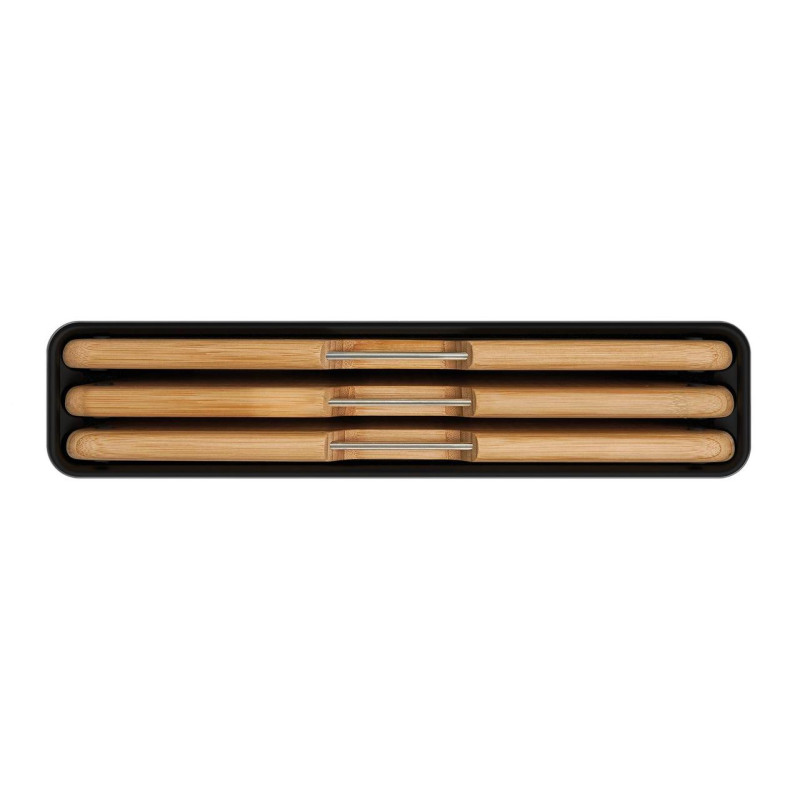Набір обробних дощок (3шт) Folio Steel Bamboo 60229