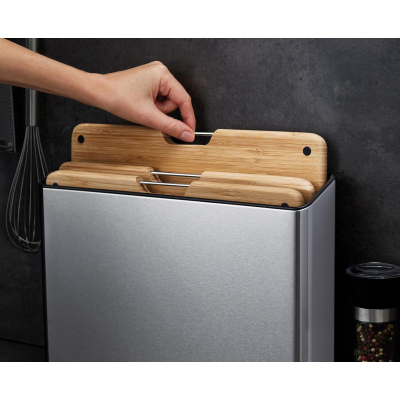 Набір обробних дощок (3шт) Folio Steel Bamboo 60229
