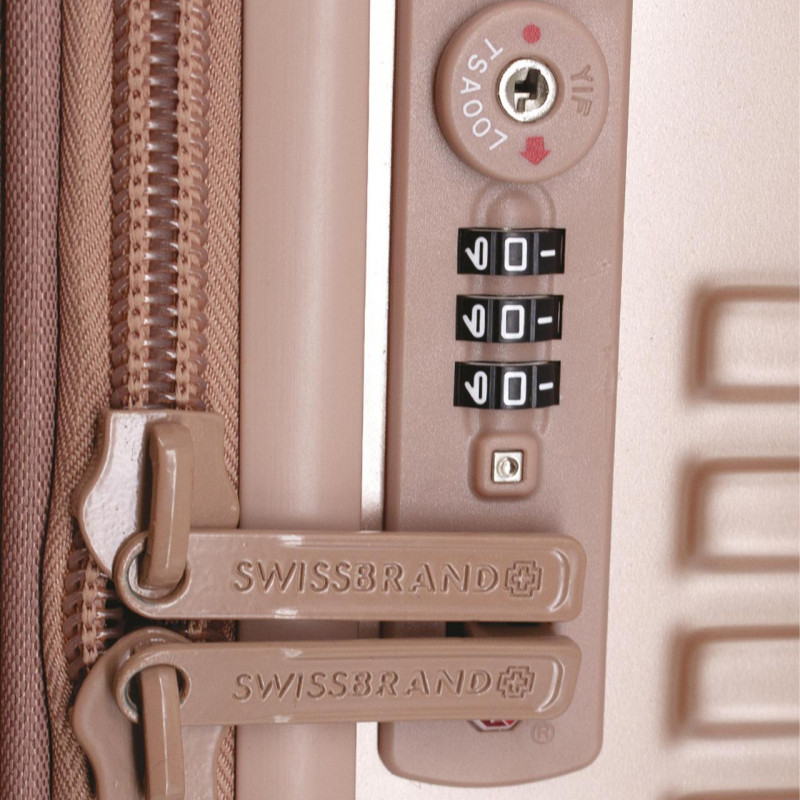 Валіза Swissbrand Rome (L) Rose Gold (SWB_LHROM003L)