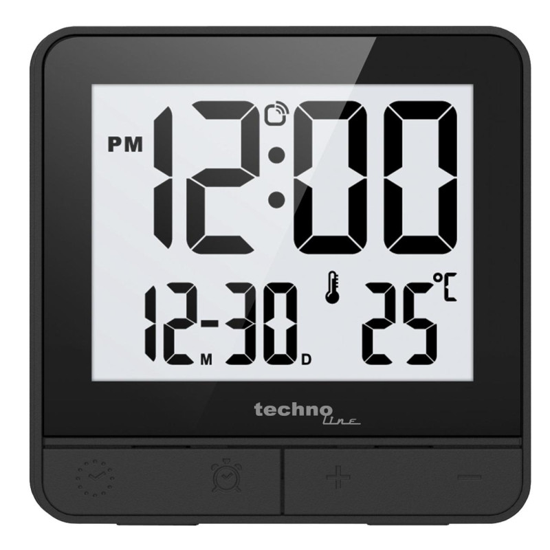 Годинник настільний Technoline WT375 Black (WT375)
