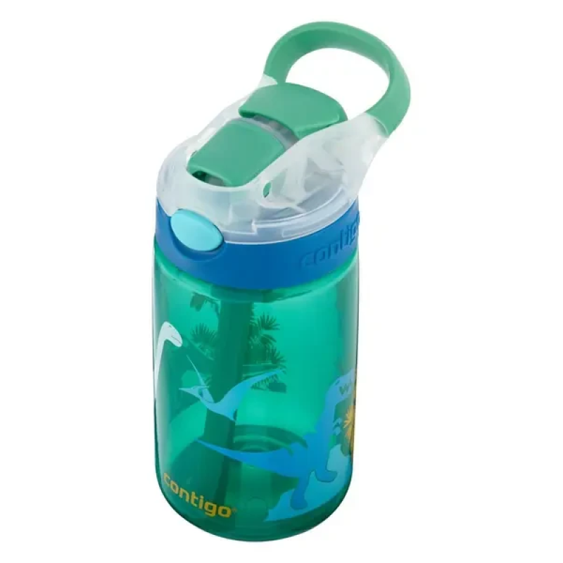 Бутылка для воды детская Contigo Gizmo Flip 420ml Jungle Green Dino (2115035)
