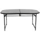 Стол Bo-Camp Northgate Oval 150x80 cm Black/Grey (1404188)