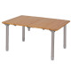 Стол Bo-Camp Southwark 60x40cm Bamboo Brown (1404644)