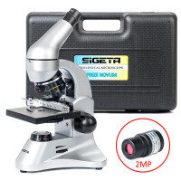 Микроскоп SIGETA PRIZE NOVUM 20x-1280x с камерой 2 Mп (в кейсе)