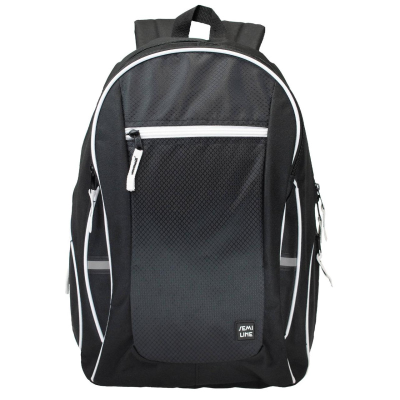 Рюкзак городской Semi Line 28 Black/White Elements (J4919-1)
