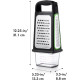 Терка с контейнером и съемной насадкой для цедры OXO Good Grips 30см 11231700