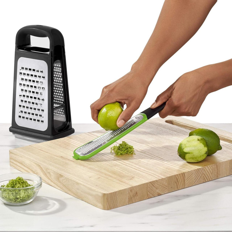 Терка с контейнером и съемной насадкой для цедры OXO Good Grips 30см 11231700