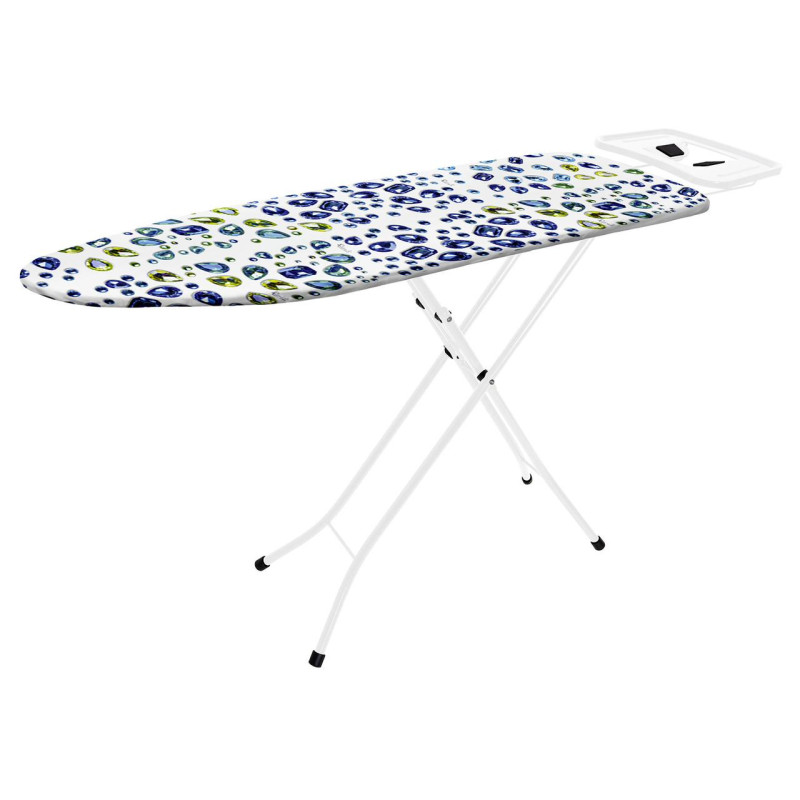 Гладильная доска Casa Si Lady 122x38 White/Blue Crystals (CS93574R267)