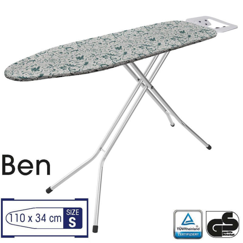 Дошка для прасування Casa Si Ben 110x30 Silver/White Plants (CS98090G323)