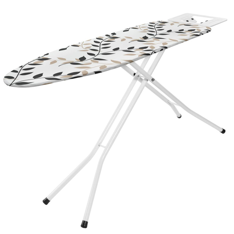 Гладильная доска Casa Si Superstandard Basic 120x38 White/Black Leaves (CS95150E166)