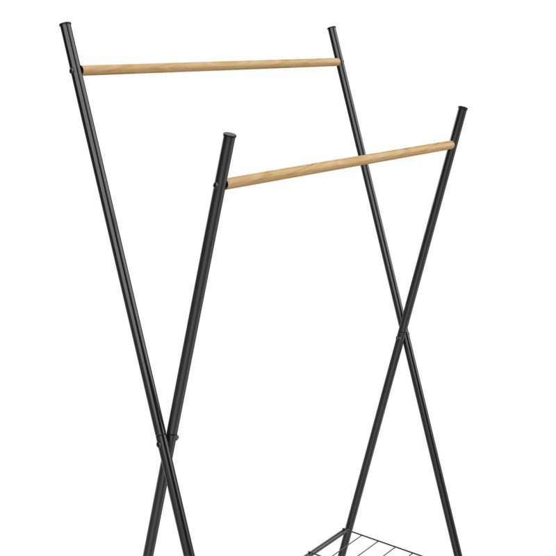 Стійка для одягу Casa Si Garment Rack Bamboo Black (CS92309W04)
