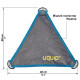 Стілець розкладний Uquip Trinity L Grey (244033)