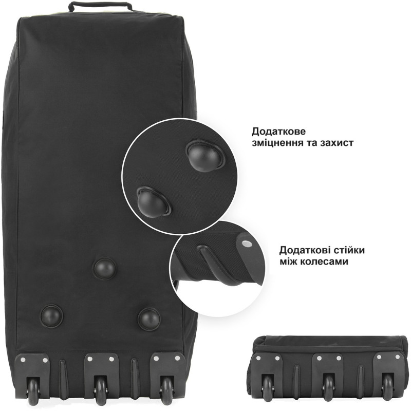 Сумка дорожная на колесах TravelZ Wheelbag 100 Liter Black (603091)