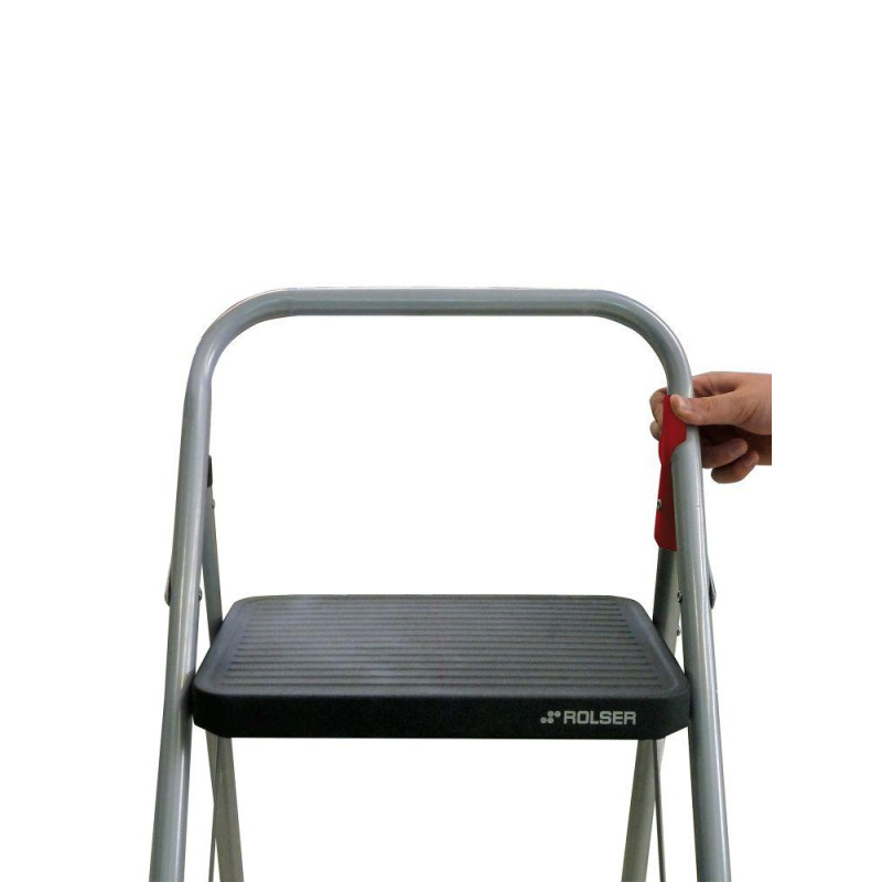 Лестница Rolser Taburete M/10 UNE 2 ступени Antracita (MET003-1021)