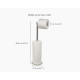 Тримач-підставка EasyStore Luxe з нержавіючої сталі для туалетного паперу Joseph Joseph 70594
