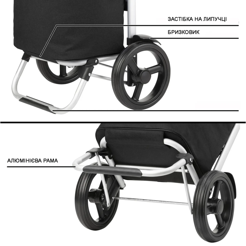 Сумка-візок ShoppingCruiser Allround 41 Black (650064)