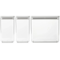 Набір ємностей для зберігання Brabantia Tasty 2х1,6л + 1х3,5л (230769)