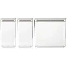 Набір ємностей для зберігання Brabantia Tasty 2х1,6л + 1х3,5л (230769)