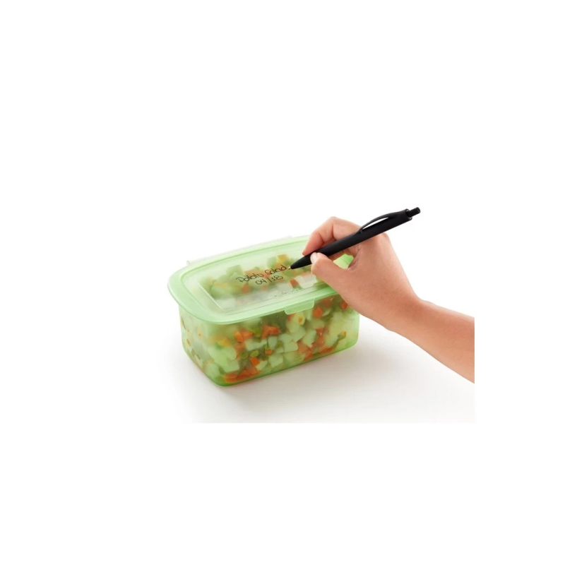 Набір ємностей для зберігання силіконових, 3 шт. Lekue Reusable Silicone Containers (881886)