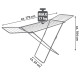 Сушилка для белья напольная Casa Si Kolibri 18m White (CS42191C06D)
