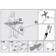 Сушилка для белья напольная Casa Si Kolibri 18m White (CS42191C06D)