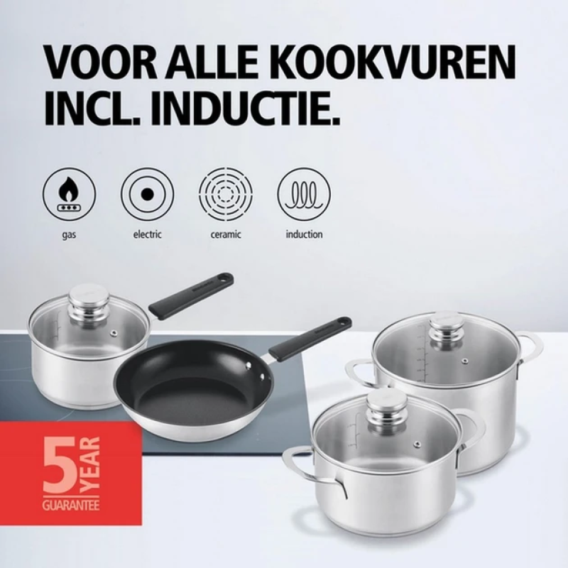 Набір посуду Brabantia Enjoyment 7 предметів 30004793