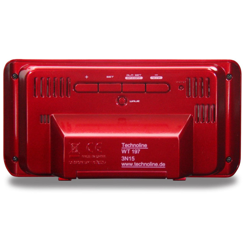 Часы настольные Technoline WT197 Red (WT197)