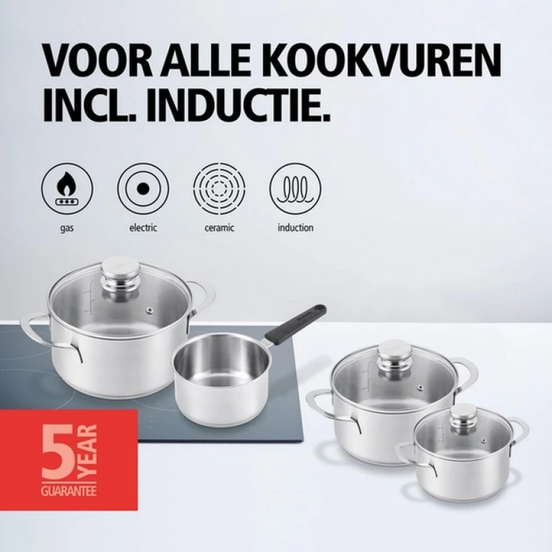 Набір посуду Brabantia Enjoyment 7 предметів 30004848