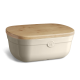 Хлібниця з кришкою-дошкою Emile Henry 35.5x24.8x15.5 см Clay (028750)